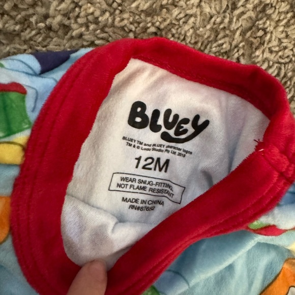 BLUEY Bingo Pajama PJs Bundle 3 Sets 12 Months Boys Tops Bottoms Sleepwear XMAS - Picture 6 of 7